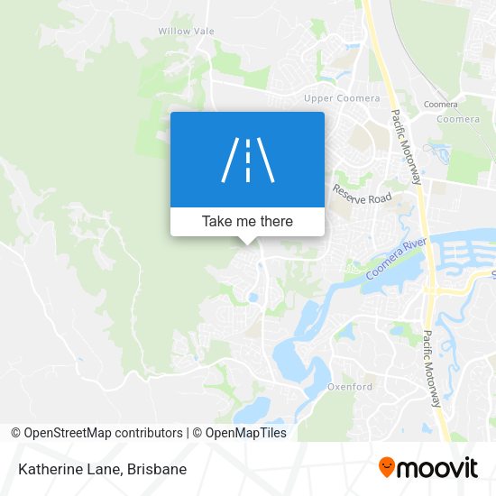 Katherine Lane map