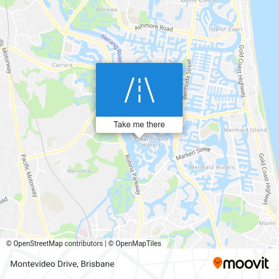 Montevideo Drive map