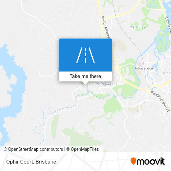 Ophir Court map