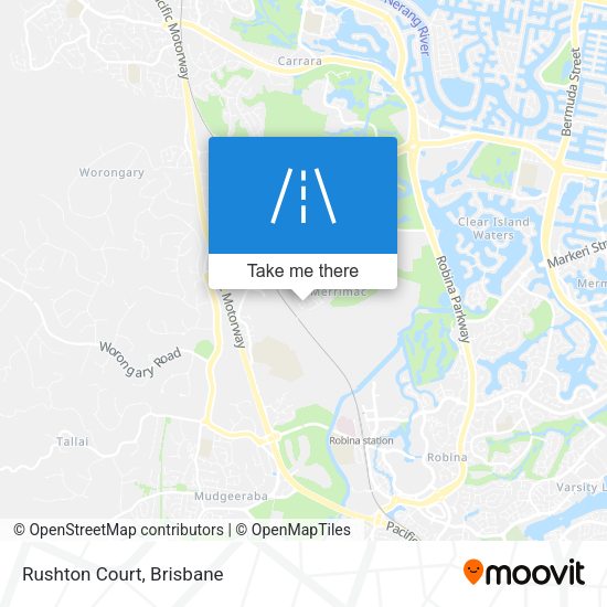 Rushton Court map