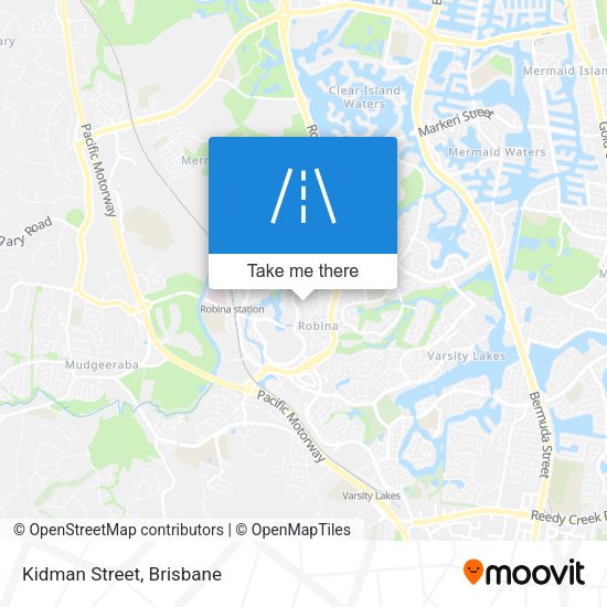 Kidman Street map