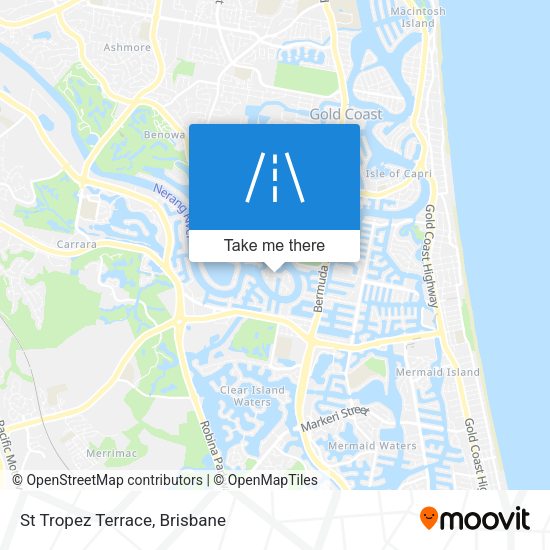 St Tropez Terrace map