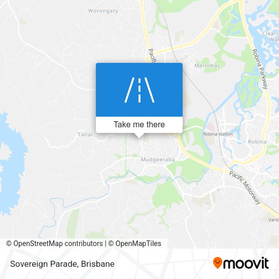 Sovereign Parade map
