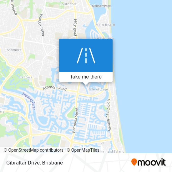 Gibraltar Drive map