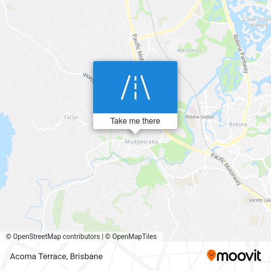 Acoma Terrace map