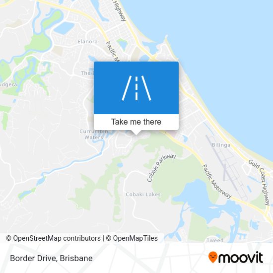 Border Drive map