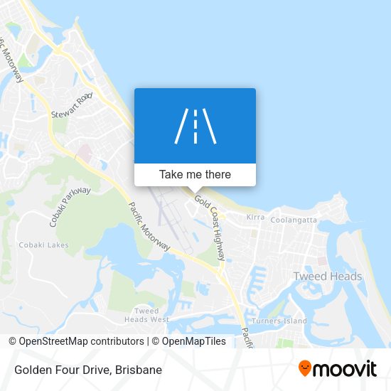 Golden Four Drive map