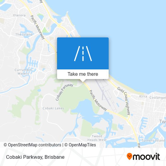Cobaki Parkway map