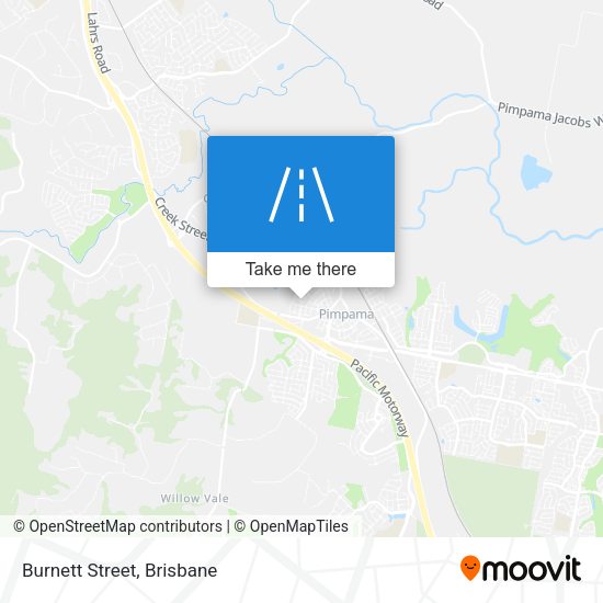 Burnett Street map