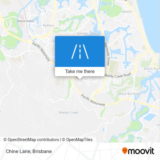 Chine Lane map