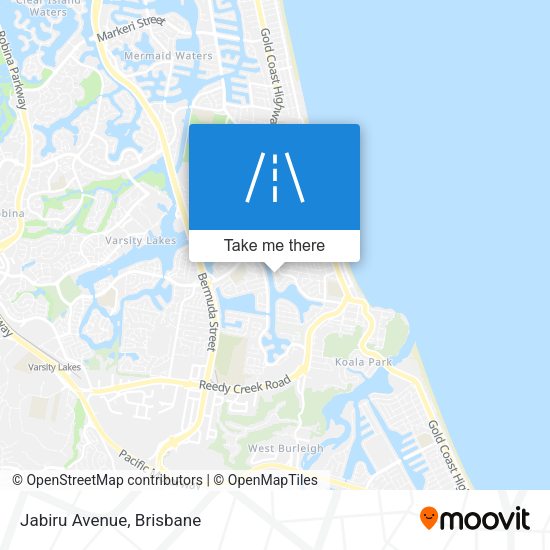 Jabiru Avenue map