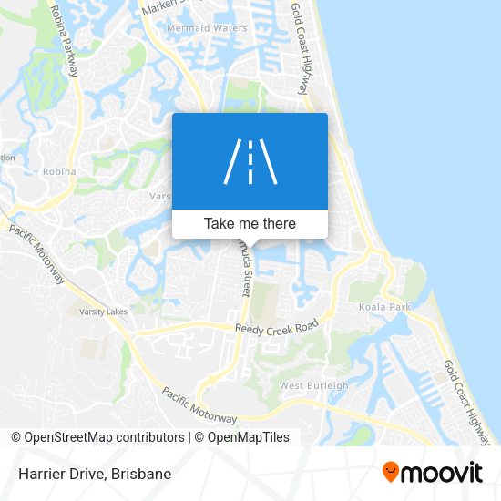 Harrier Drive map