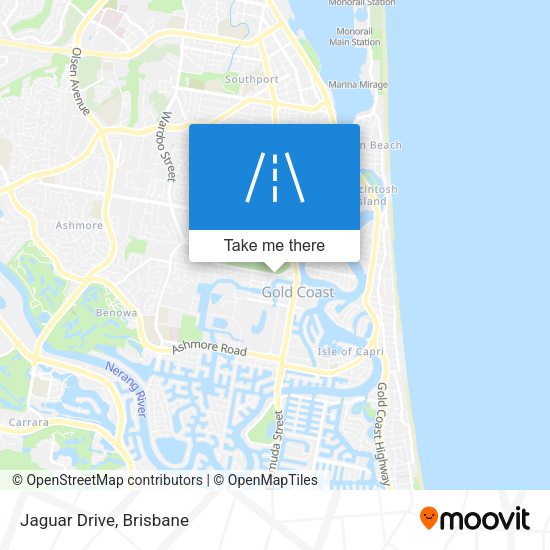 Jaguar Drive map