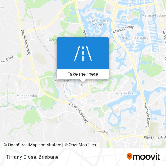 Tiffany Close map