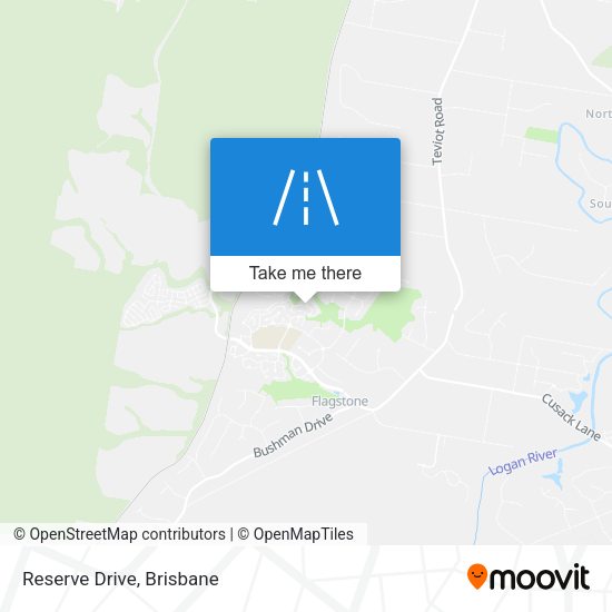 Reserve Drive map