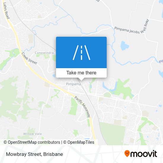 Mowbray Street map
