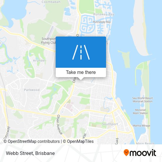 Webb Street map