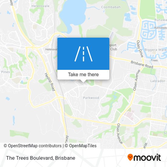 The Trees Boulevard map