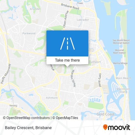 Bailey Crescent map