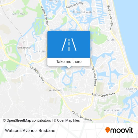 Watsons Avenue map