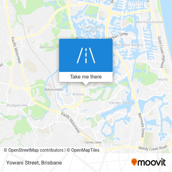 Yowani Street map