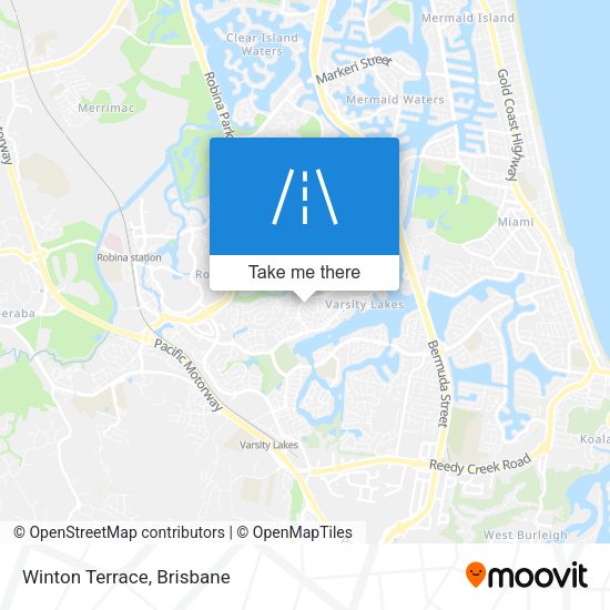 Winton Terrace map