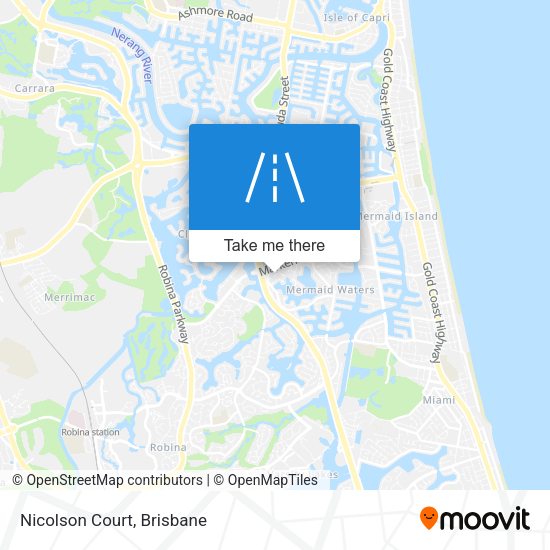 Nicolson Court map