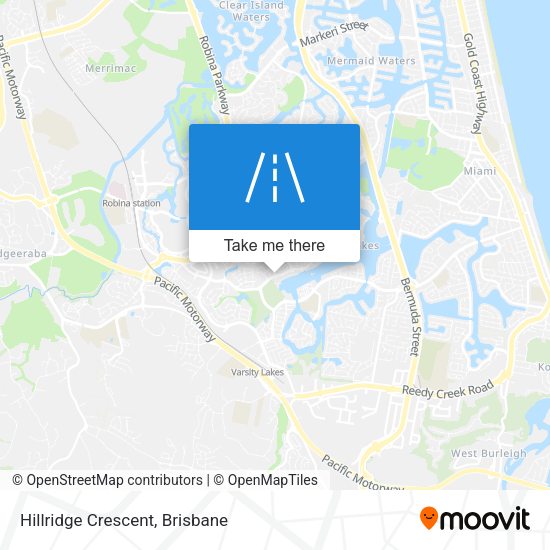 Hillridge Crescent map