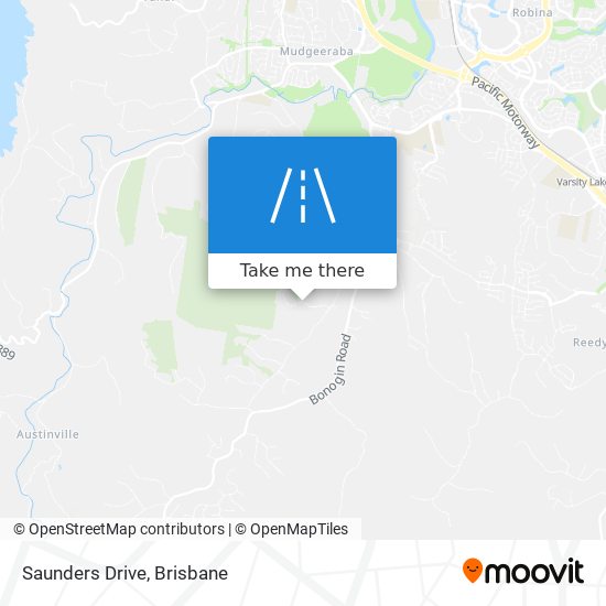 Saunders Drive map