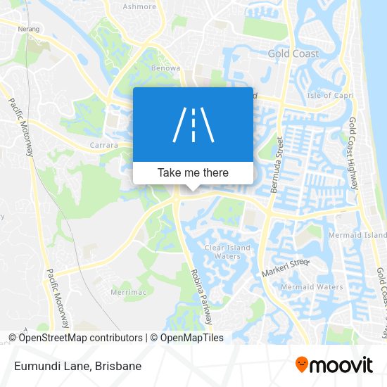 Eumundi Lane map