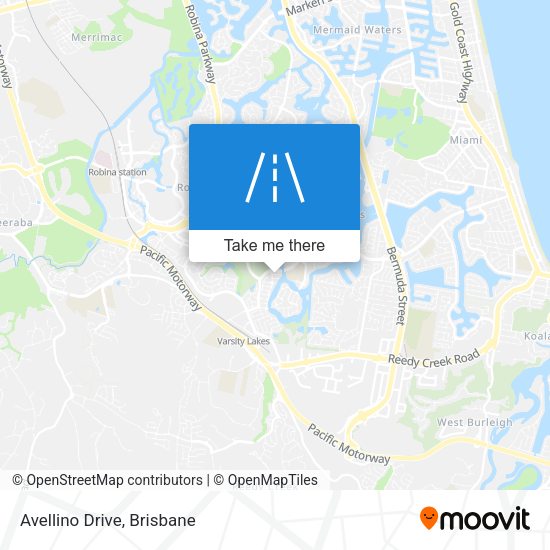 Avellino Drive map