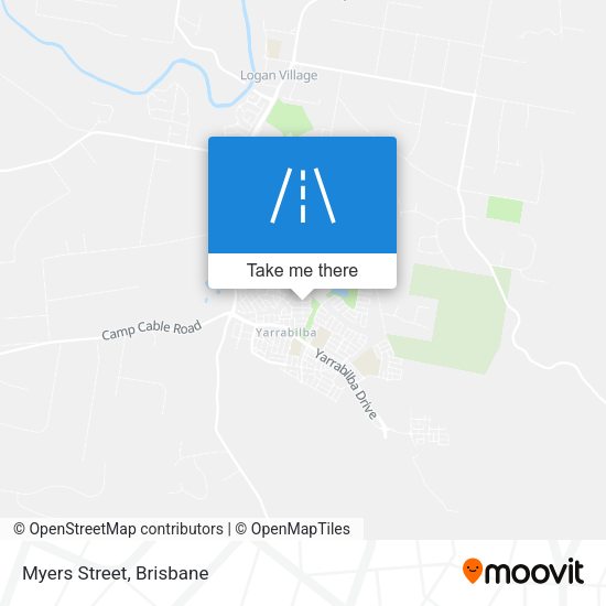 Myers Street map