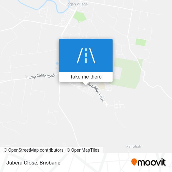 Jubera Close map