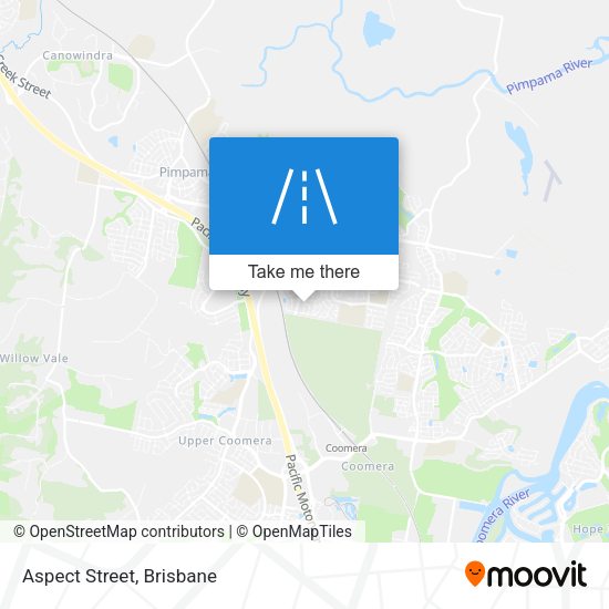 Aspect Street map