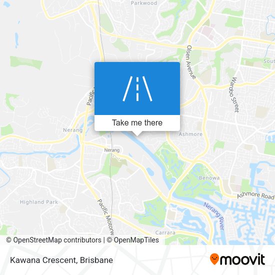 Kawana Crescent map