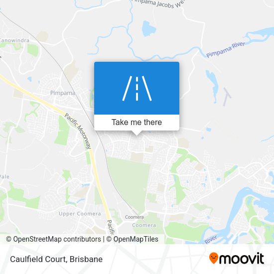 Caulfield Court map