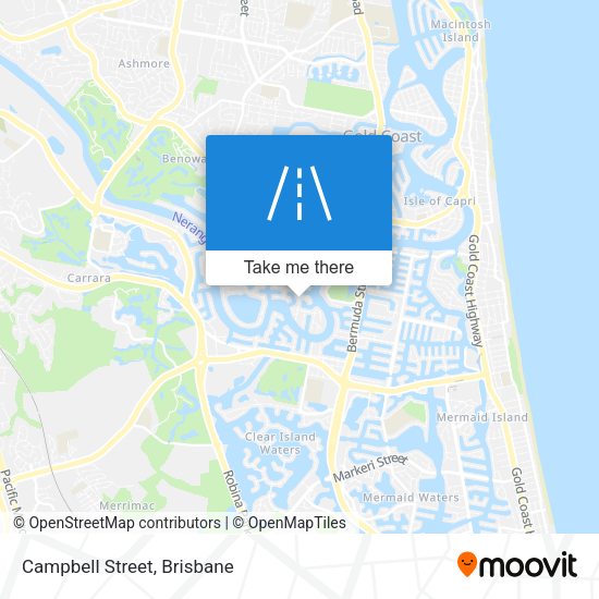 Campbell Street map