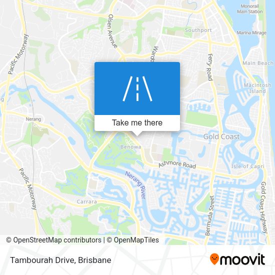 Tambourah Drive map