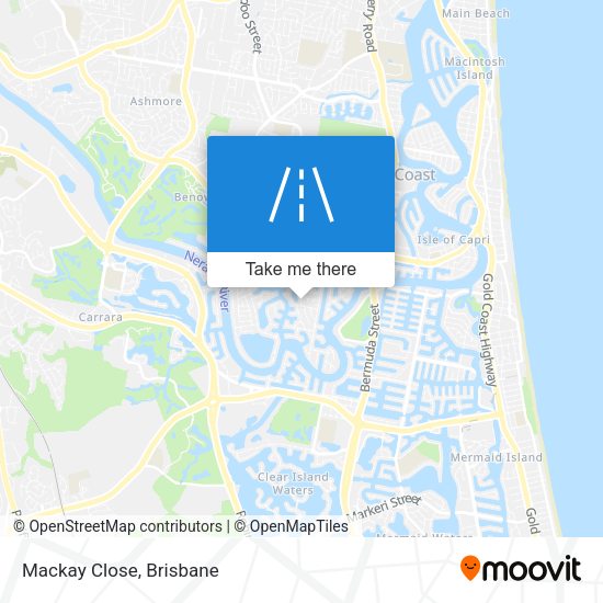 Mackay Close map