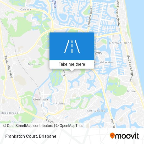 Frankston Court map