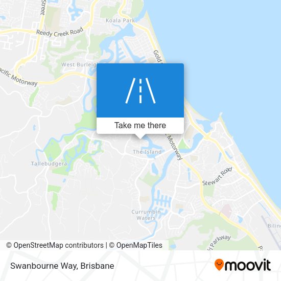 Swanbourne Way map