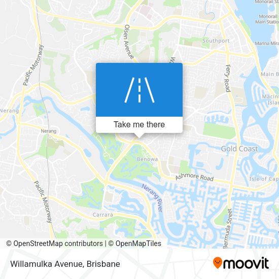 Willamulka Avenue map