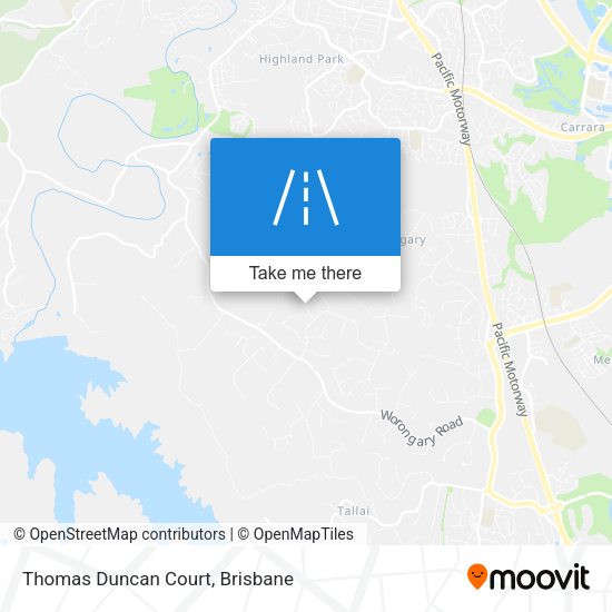 Thomas Duncan Court map