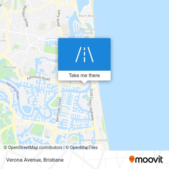 Verona Avenue map