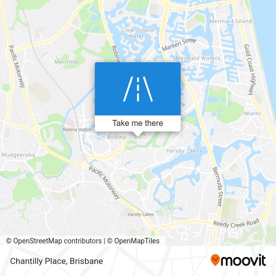Chantilly Place map