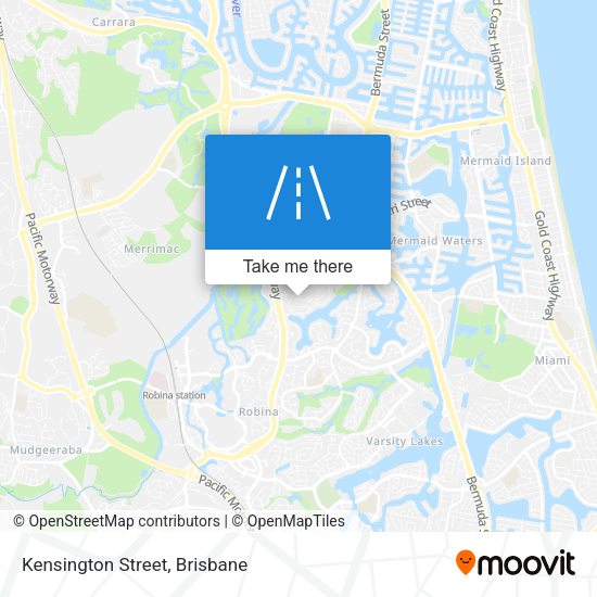 Kensington Street map