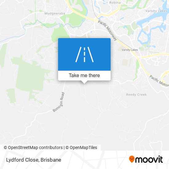 Lydford Close map