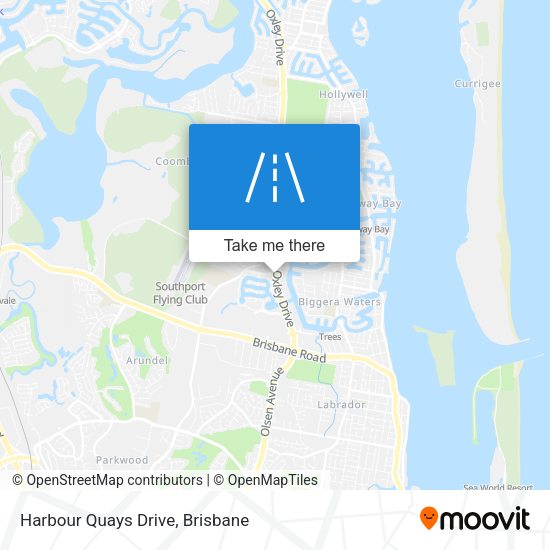 Harbour Quays Drive map