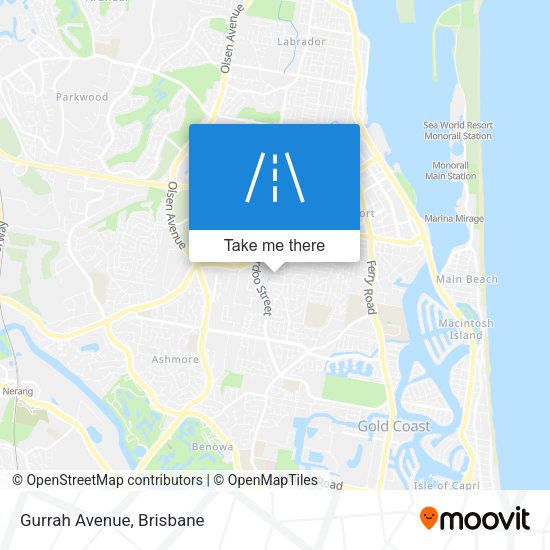 Gurrah Avenue map