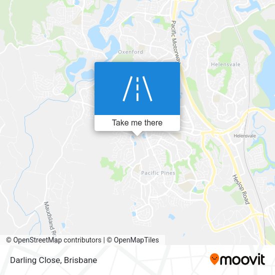 Darling Close map